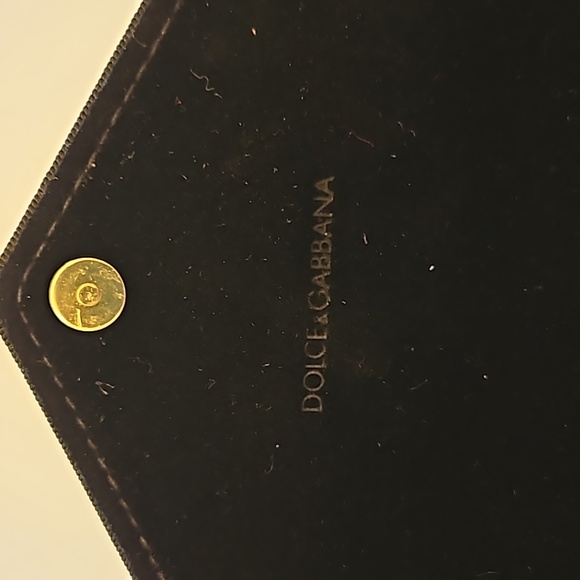 Dolce & Gabbana Black and Gold Sunglasses with Box, Case, Pouch,Care Booklet - Picture 12 of 13